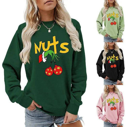 New Printed Long Sleeve Pullover Hoodie Kaps B International