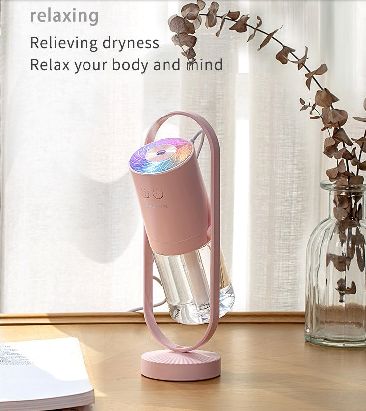 Magic Shadow USB Air Humidifier For Home With Projection Night Lights Ultrasonic Car Mist Maker Mini Office Air Purifier Unbranded