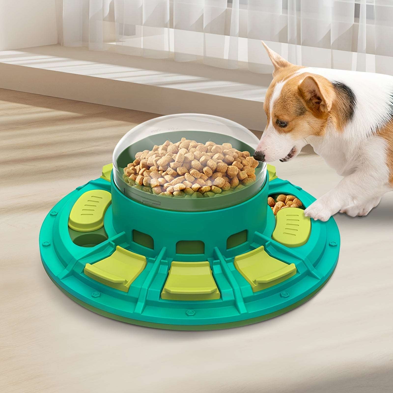 Interactive Dog Puzzle Toy For IQ Improvement And Slow Feeding Suitable For All Sizes Pets Nutritious Diet-Friendly Non-Electric Plastic Pets Game Pet Products Unbranded