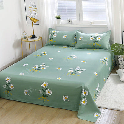 Single Double Bed Cartoon Bed Sheets Single Piece Unbranded