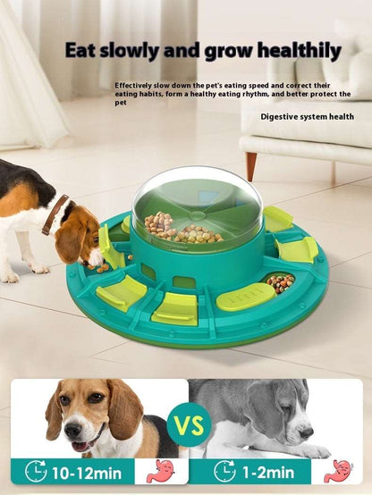 Interactive Dog Puzzle Toy For IQ Improvement And Slow Feeding Suitable For All Sizes Pets Nutritious Diet-Friendly Non-Electric Plastic Pets Game Pet Products Unbranded