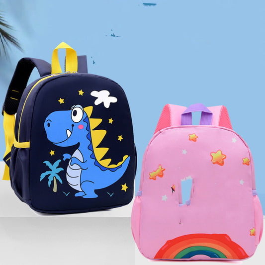 Kindergarten Men's And Women's Burden Reduction Decompression Anti-lost Fashion All-match School Bag Cartoon Student Schoolbag Wholesale Unbranded