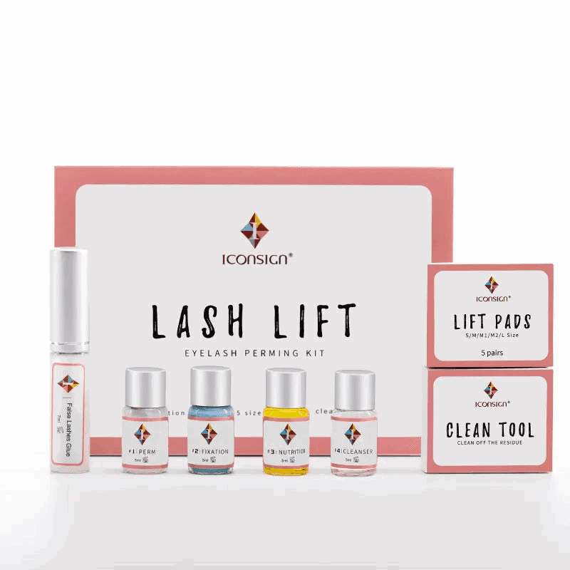 ICONSIGN Lash Lift Kit Lash Lifiting Eyelash Perming Kit Lash Curling Enhancer Eyes Makeup Tools Kaps B International