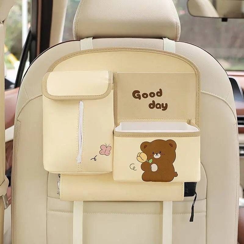 Multifunctional Car Storage Bag Cute Cartoon car bag car storage