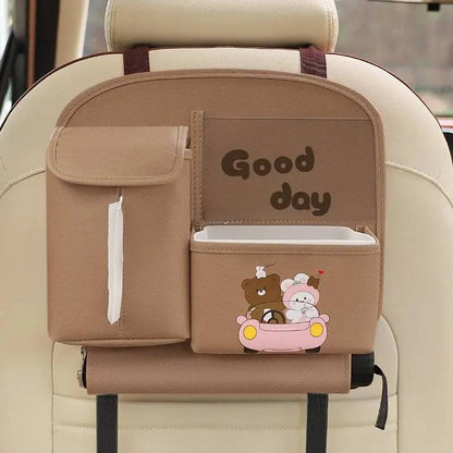 Multifunctional Car Storage Bag Cute Cartoon car bag car storage