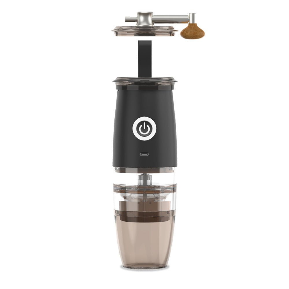 Small Coffee Machine Portable Coffee Bean Grinder USB Electric Manual Integrated Unbranded