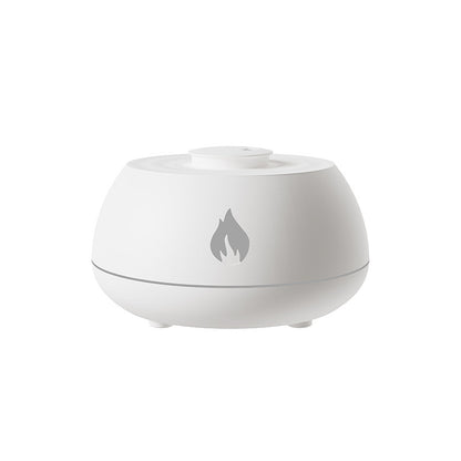 Flame Humidifier Aromatherapy Diffuser 7 Colors Light Home Air Humidifier 130ML USB Room Fragrance Essential Oil Diffuser Kaps B International