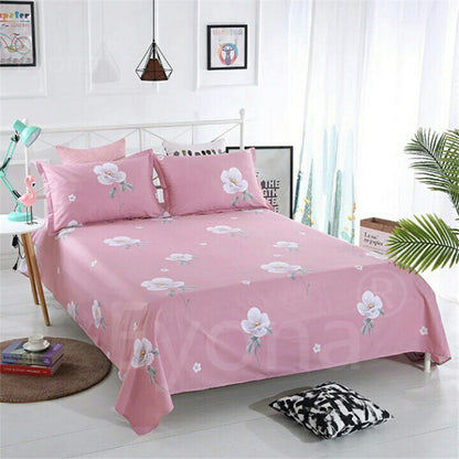 Single Double Bed Cartoon Bed Sheets Single Piece Unbranded