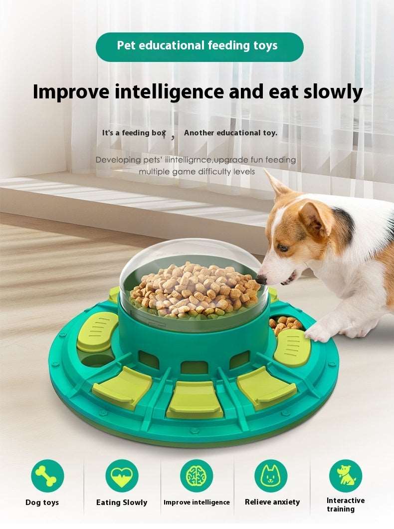 Interactive Dog Puzzle Toy For IQ Improvement And Slow Feeding Suitable For All Sizes Pets Nutritious Diet-Friendly Non-Electric Plastic Pets Game Pet Products Unbranded