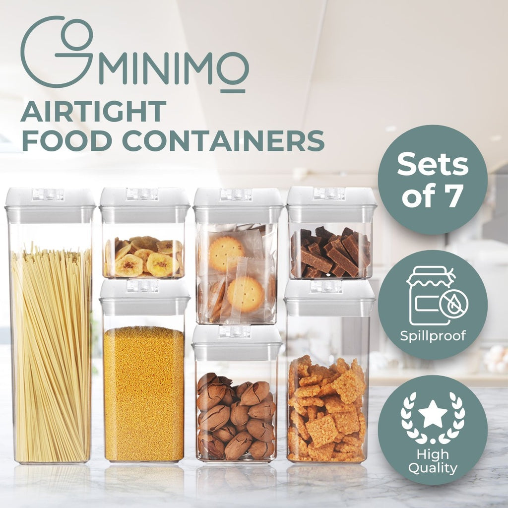 GOMINIMO Airtight Food Containers Set of 7 GOMINIMO