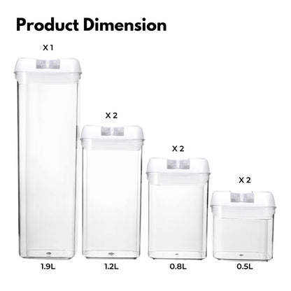 GOMINIMO Airtight Food Containers Set of 7 GOMINIMO