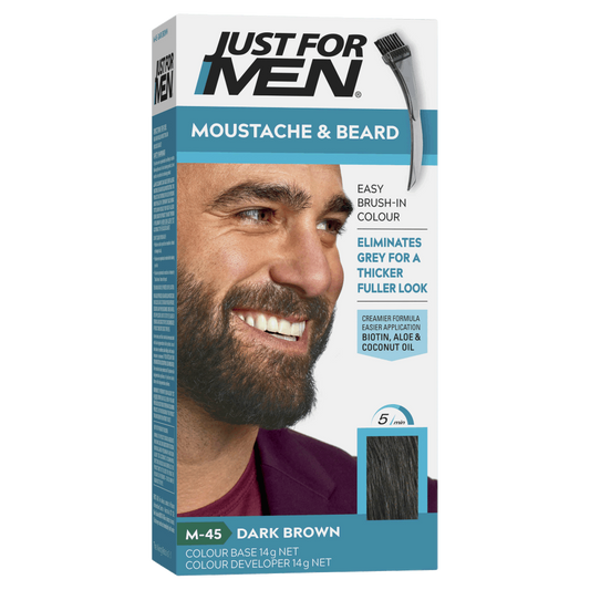 JUST FOR MEN Color Gel Mustache & Beard M-25, M-35, M-45, M-55 JUST FOR MEN