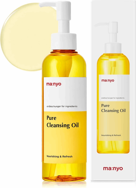 MA:NYO Pure Cleansing Oil Korean Facial Oil Cleanser, Blackhead Melting, Daily Makeup Removal with Argan Oil | Korean Skin care 6.7 fl oz MA:NYO