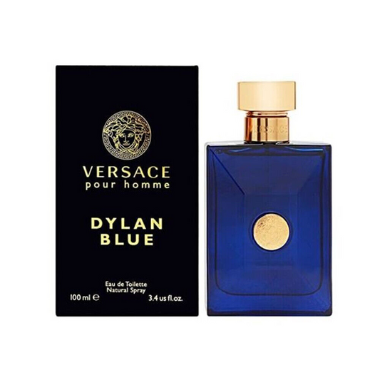 Versace Dylan Blue Pour Homme Cologne for Men EDT 3.4 oz 100ml Perfume Versace Dylan Blue Pour Homme